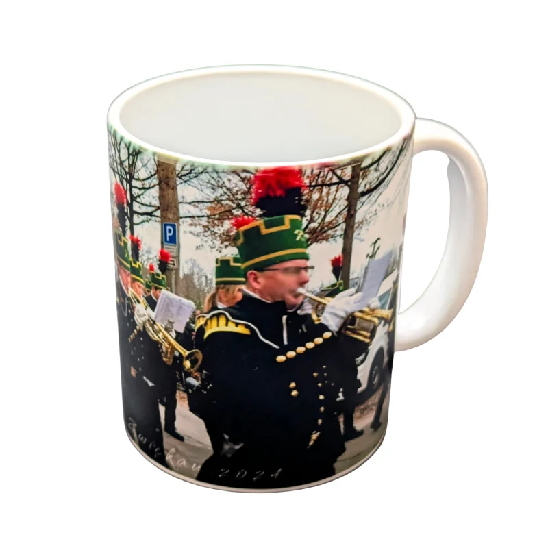 Bergmann-Tasse mit regionalem Motiv