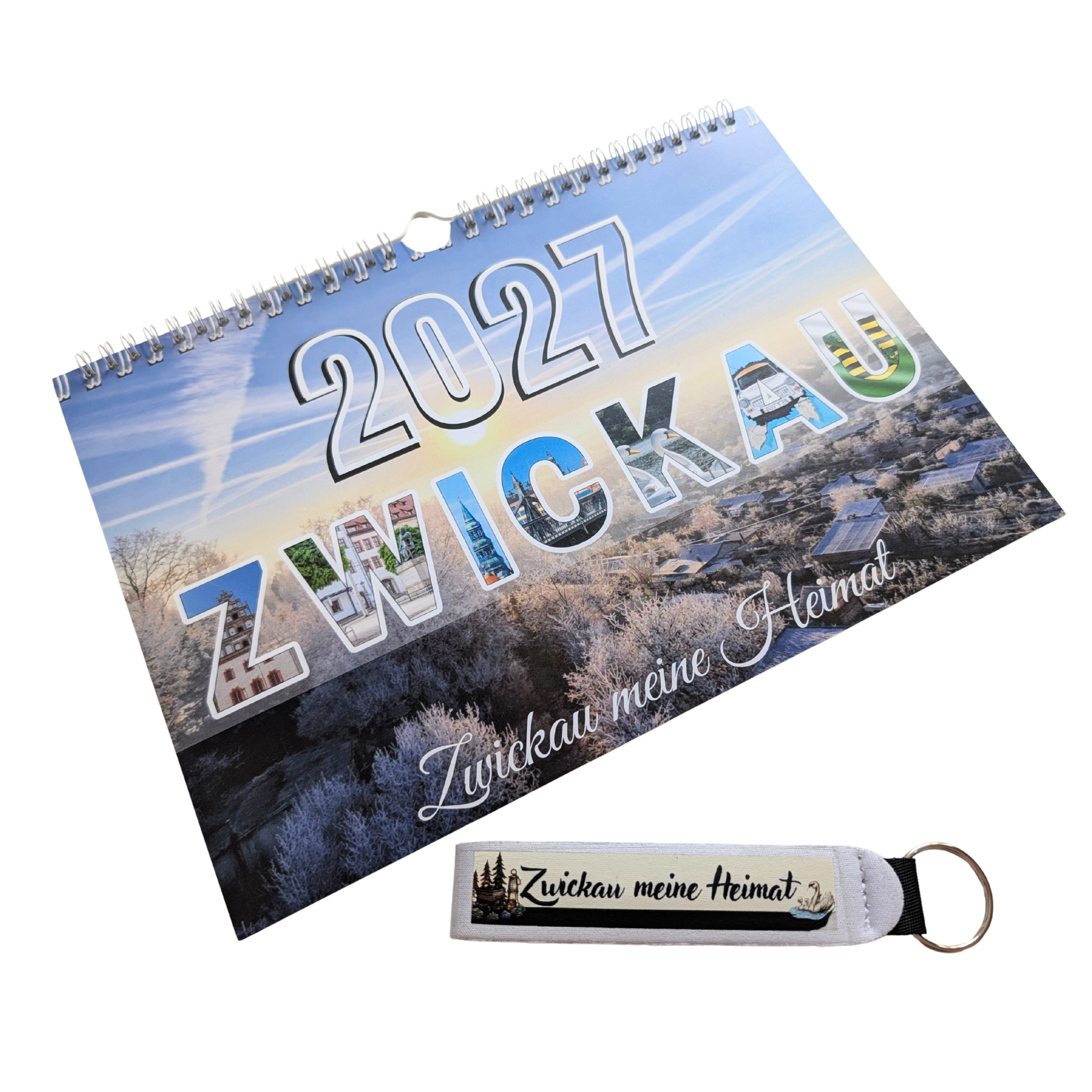 Zwickauer Kalender 2027 – Zwickau meine Heimat mit Schlüsselanhänger